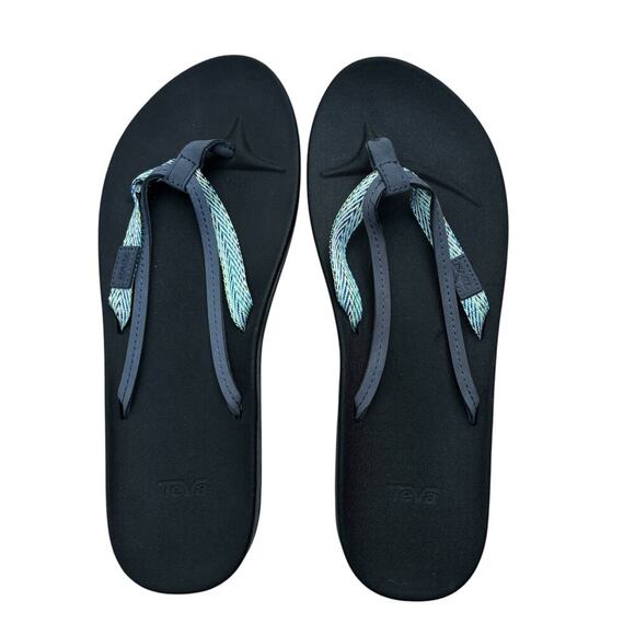 Teva Shoes - New Teva Women's Flip Flops Women's Size 10 Two Blue Straps